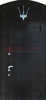 Металлическая арочная дверь ДА-22 высокого качества в Талдоме