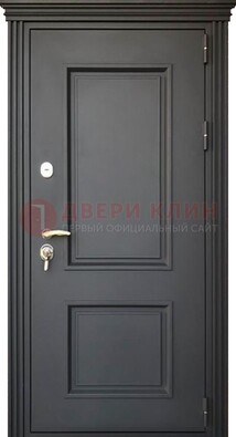 Чёрная дверь с МДФ ДМ-520 в Тольятти