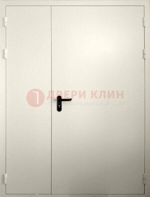 Белая противопожарная двупольная дверь ДПМ-02/60 в Тольятти