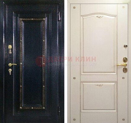 Входная дверь Дверь с золотистым декором ДПР-3 в Тольятти