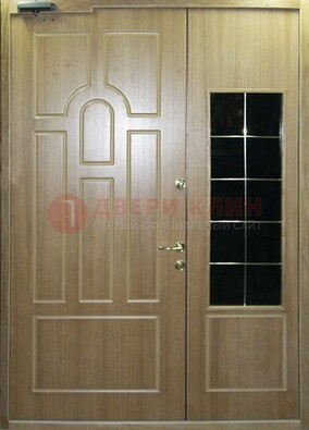 Входная дверь Дверь со вставками из черного стекла ДПР-42 в Тольятти