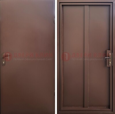 Техническая дверь с порошковым покрытием медный антик с двух сторон ДП-253 в Тольятти