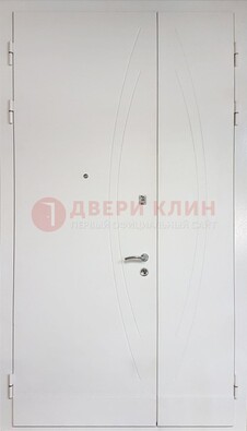Современная полуторная стальная дверь с МДФ панелью ПЛ-25 в Тольятти
